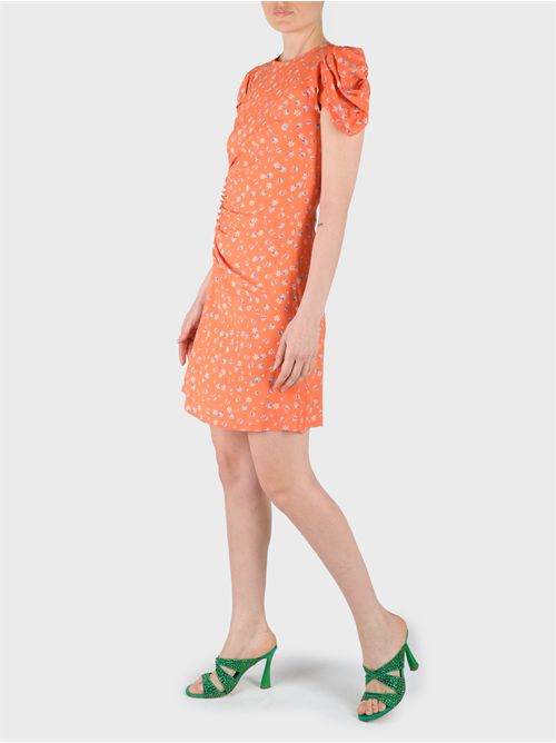 Short crepe dress with side draping MAR DE MARGARITAS | MMABW01151TMFI0025AR12